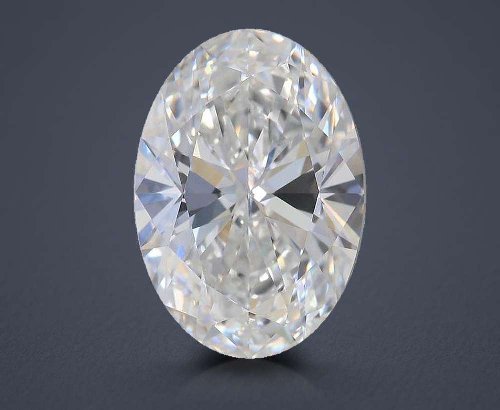 5.02ct E VVS2 Rare Carat Ideal Cut Oval Lab Grown Diamond