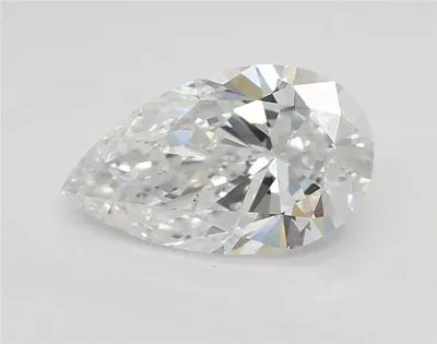 1.01ct D SI1 Rare Carat Ideal Cut Pear Lab Grown Diamond