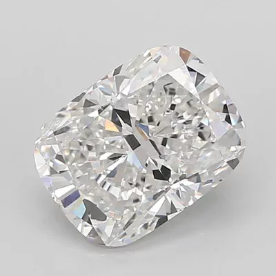 4.01ct F VVS2 Rare Carat Ideal Cut Cushion Lab Grown Diamond