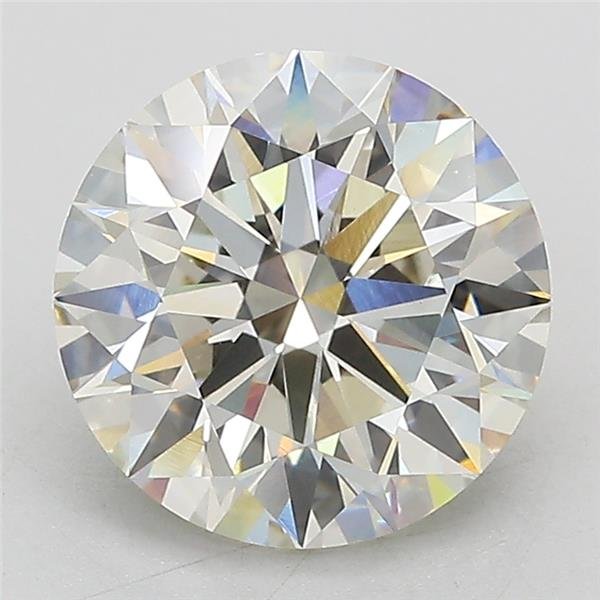 3.07ct J VS1 Rare Carat Ideal Cut Round Lab Grown Diamond