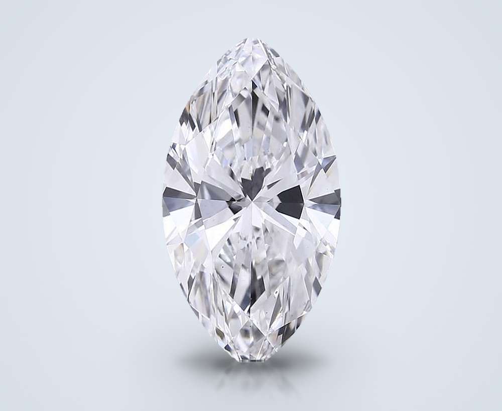 7.10ct F VS1 Rare Carat Ideal Cut Marquise Lab Grown Diamond