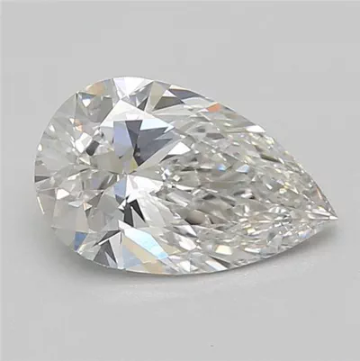 1.74ct F VS1 Rare Carat Ideal Cut Pear Lab Grown Diamond