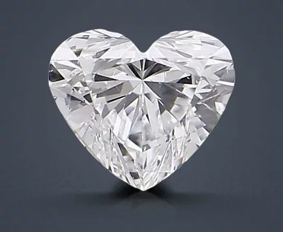0.23ct D SI1 Rare Carat Ideal Cut Heart Diamond