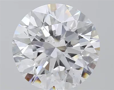 6.51ct D SI1 Rare Carat Ideal Cut Round Diamond
