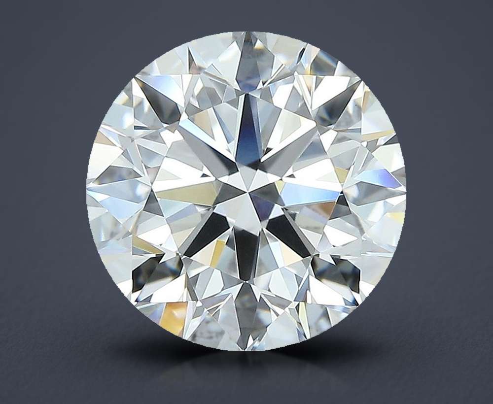 3.53ct F VS1 Rare Carat Ideal Cut Round Diamond