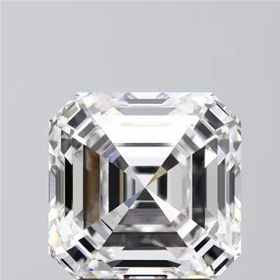 3.59ct E VS2 Rare Carat Ideal Cut Asscher Lab Grown Diamond