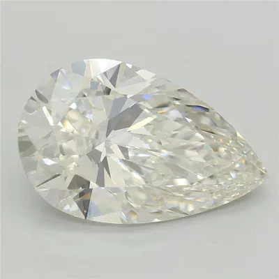 4.06ct G VS1 Rare Carat Ideal Cut Pear Lab Grown Diamond