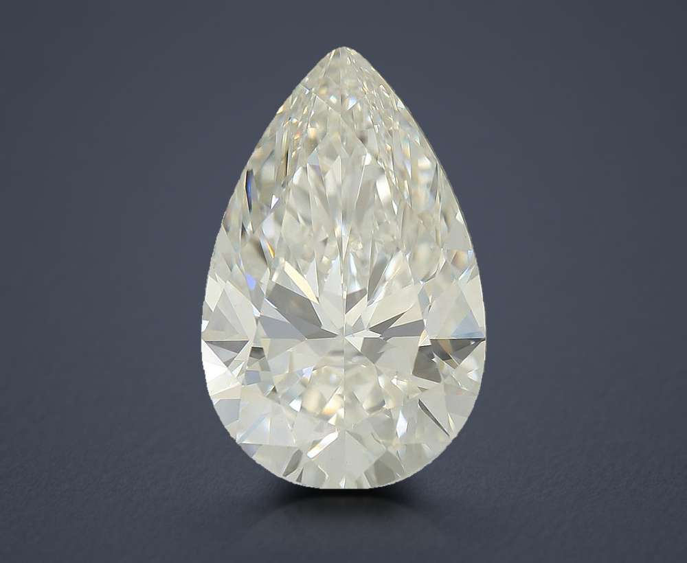 4.06ct G VS1 Rare Carat Ideal Cut Pear Lab Grown Diamond