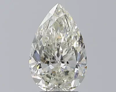 2.50ct K SI2 Rare Carat Ideal Cut Pear Diamond