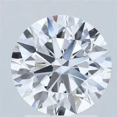 2.09ct E SI1 Rare Carat Ideal Cut Round Lab Grown Diamond