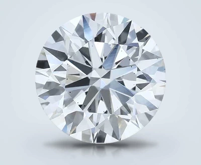 2.09ct E SI1 Rare Carat Ideal Cut Round Lab Grown Diamond