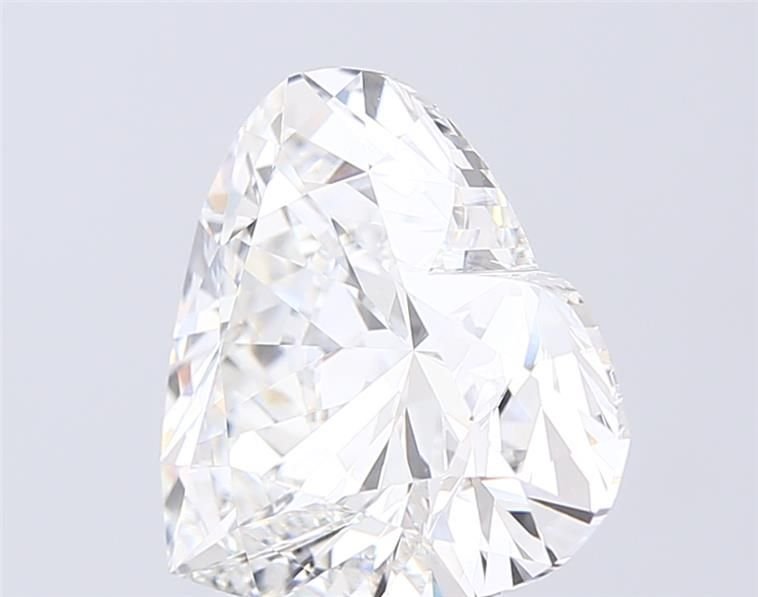 6.08ct E VVS2 Rare Carat Ideal Cut Heart Lab Grown Diamond