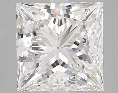 5.06ct G VS1 Rare Carat Ideal Cut Princess Lab Grown Diamond