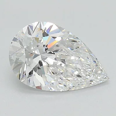 1.59ct E VS1 Rare Carat Ideal Cut Pear Lab Grown Diamond