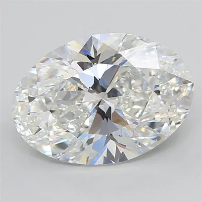 7.00ct F VVS2 Rare Carat Ideal Cut Oval Lab Grown Diamond