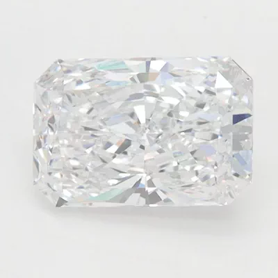 1.56ct D VVS1 Rare Carat Ideal Cut Radiant Lab Grown Diamond