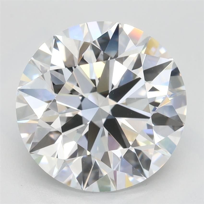 3.24ct D IF Rare Carat Ideal Cut Round Lab Grown Diamond