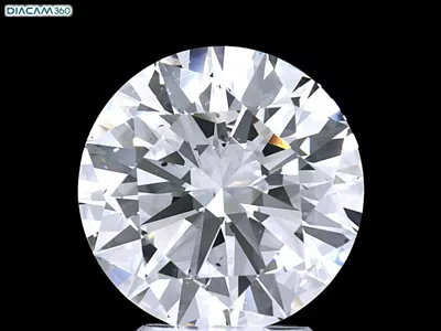 4.03ct F SI1 Rare Carat Ideal Cut Round Diamond