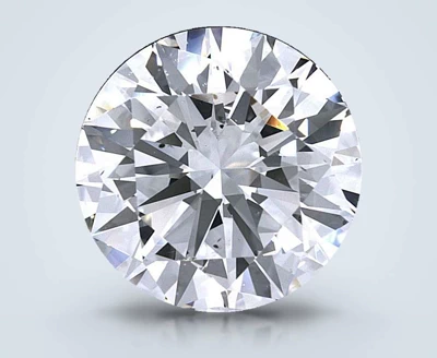 4.03ct F SI1 Rare Carat Ideal Cut Round Diamond