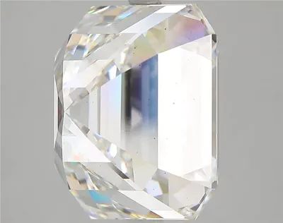 11.07ct F VS2 Rare Carat Ideal Cut Asscher Lab Grown Diamond