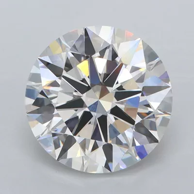 3.00ct F VVS2 Excellent Cut Round Lab Grown Diamond
