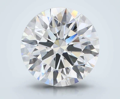 5.02ct F VVS2 Rare Carat Ideal Cut Round Lab Grown Diamond