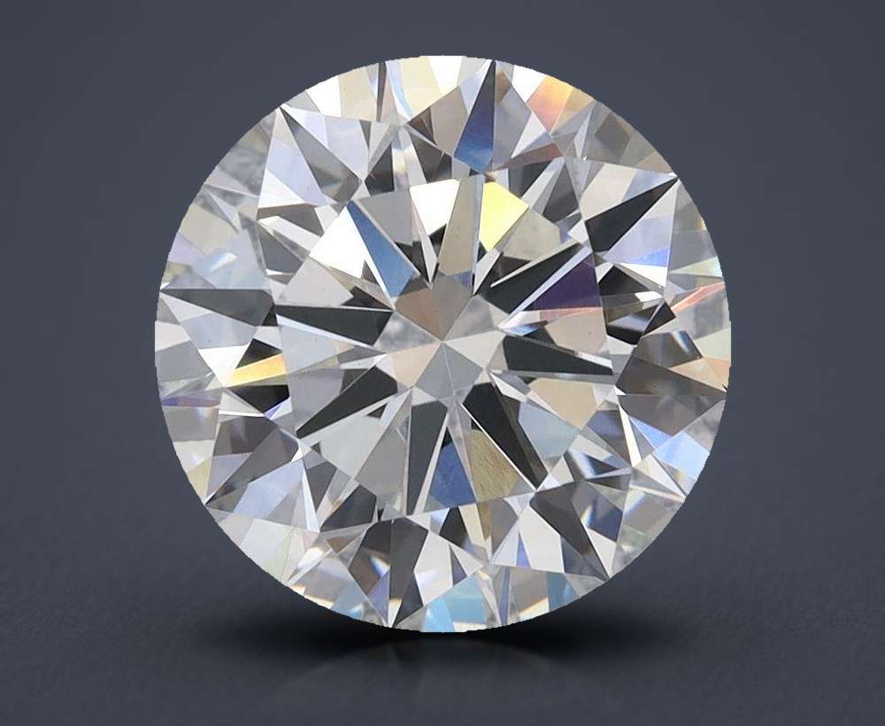 4.06ct F VVS2 Rare Carat Ideal Cut Round Lab Grown Diamond