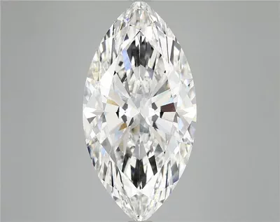 7.41ct F VVS2 Rare Carat Ideal Cut Marquise Lab Grown Diamond