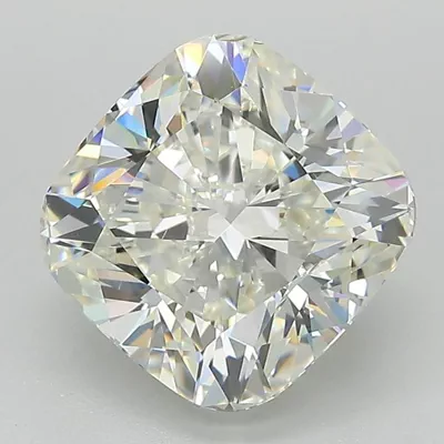 4.10ct H VVS2 Very Good Cut Cushion Lab Grown Diamond