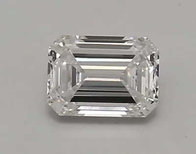 0.86ct D VVS2 Rare Carat Ideal Cut Emerald Lab Grown Diamond