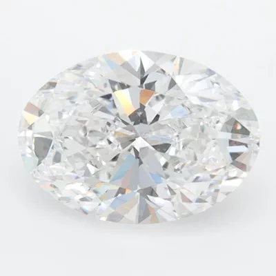 2.10ct D VVS1 Rare Carat Ideal Cut Oval Lab Grown Diamond