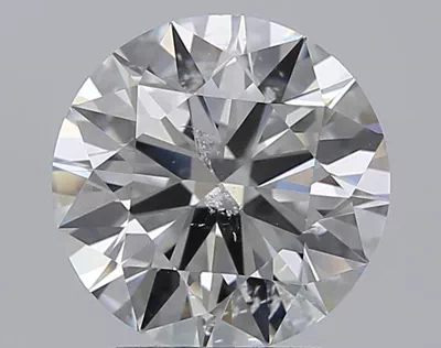 2.17ct G SI2 Rare Carat Ideal Cut Round Diamond