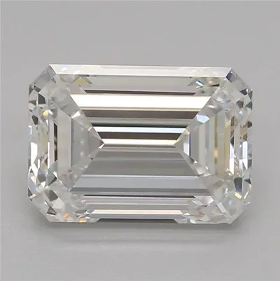 1.55ct E VS1 Rare Carat Ideal Cut Emerald Lab Grown Diamond
