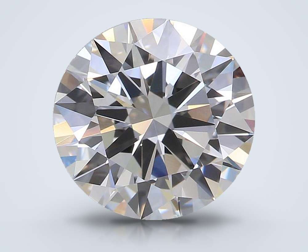 2.02ct E VVS2 Excellent Cut Round Lab Grown Diamond