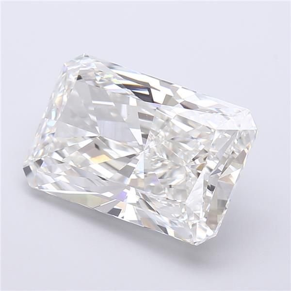 8.17ct F VVS2 Rare Carat Ideal Cut Radiant Lab Grown Diamond