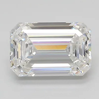 2.06ct E VS1 Excellent Cut Emerald Lab Grown Diamond
