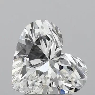 1.50ct F SI1 Rare Carat Ideal Cut Heart Lab Grown Diamond