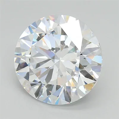 5.03ct D VS1 Rare Carat Ideal Cut Round Lab Grown Diamond