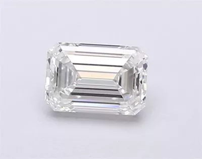 1.03ct F VS2 Rare Carat Ideal Cut Emerald Lab Grown Diamond