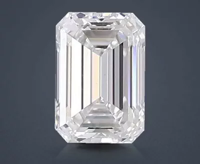 1.03ct F VS2 Rare Carat Ideal Cut Emerald Lab Grown Diamond