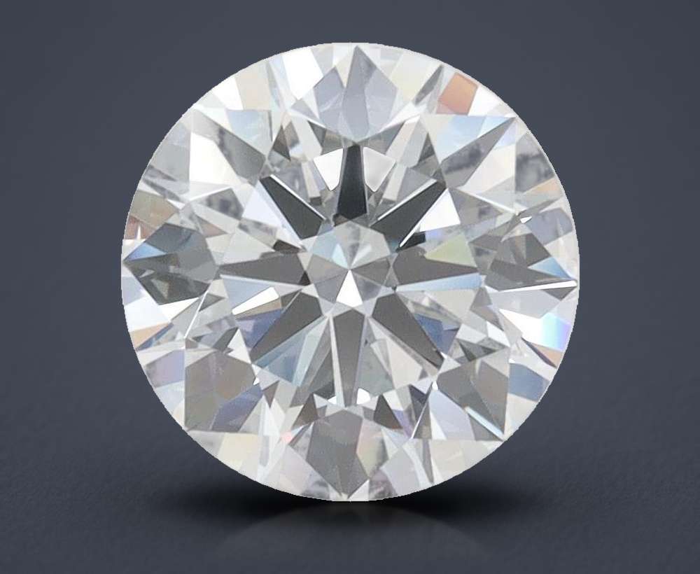 2.10ct D VS1 Rare Carat Ideal Cut Round Lab Grown Diamond