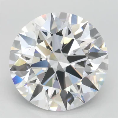 4.80ct D FL Rare Carat Ideal Cut Round Lab Grown Diamond