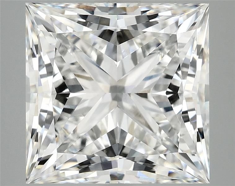 7.05ct E VVS2 Rare Carat Ideal Cut Princess Lab Grown Diamond