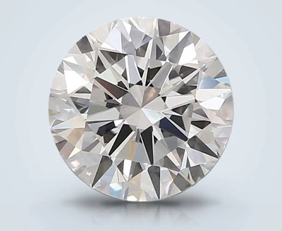 3.01ct F VVS2 Excellent Cut Round Lab Grown Diamond