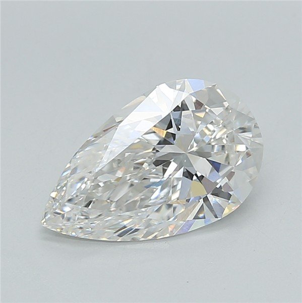 1.73ct F VVS2 Rare Carat Ideal Cut Pear Lab Grown Diamond