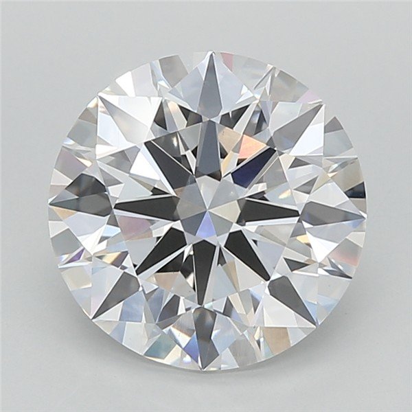 3.04ct F VS1 Rare Carat Ideal Cut Round Lab Grown Diamond