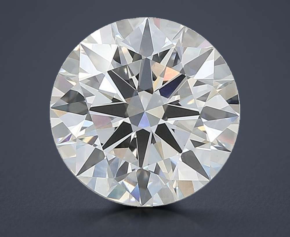 3.04ct F VS1 Rare Carat Ideal Cut Round Lab Grown Diamond