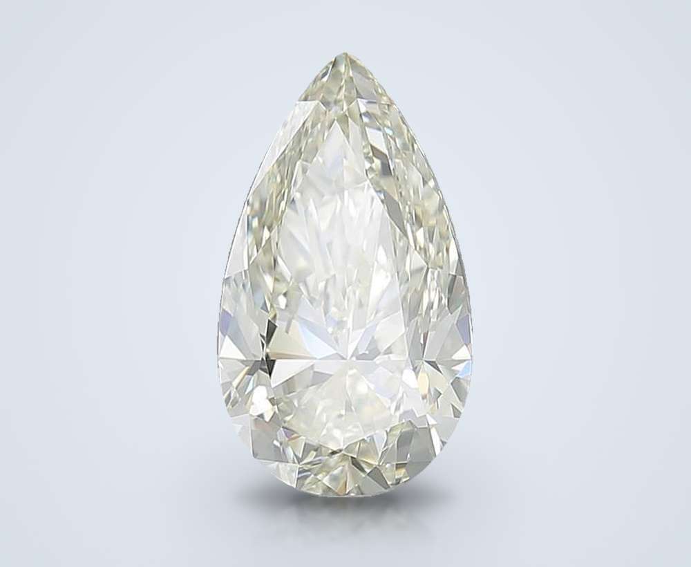 3.01ct K VVS1 Very Good Cut Pear Diamond