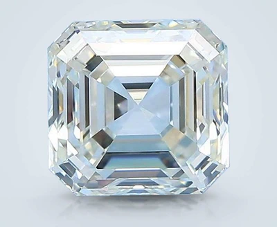 2.52ct K VS1 Rare Carat Ideal Cut Asscher Diamond