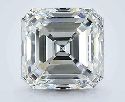 3.06ct G VS1 Rare Carat Ideal Cut Asscher Diamond